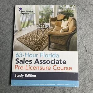 63- Hour Florida Sale Associate Pre- License Course Study Books